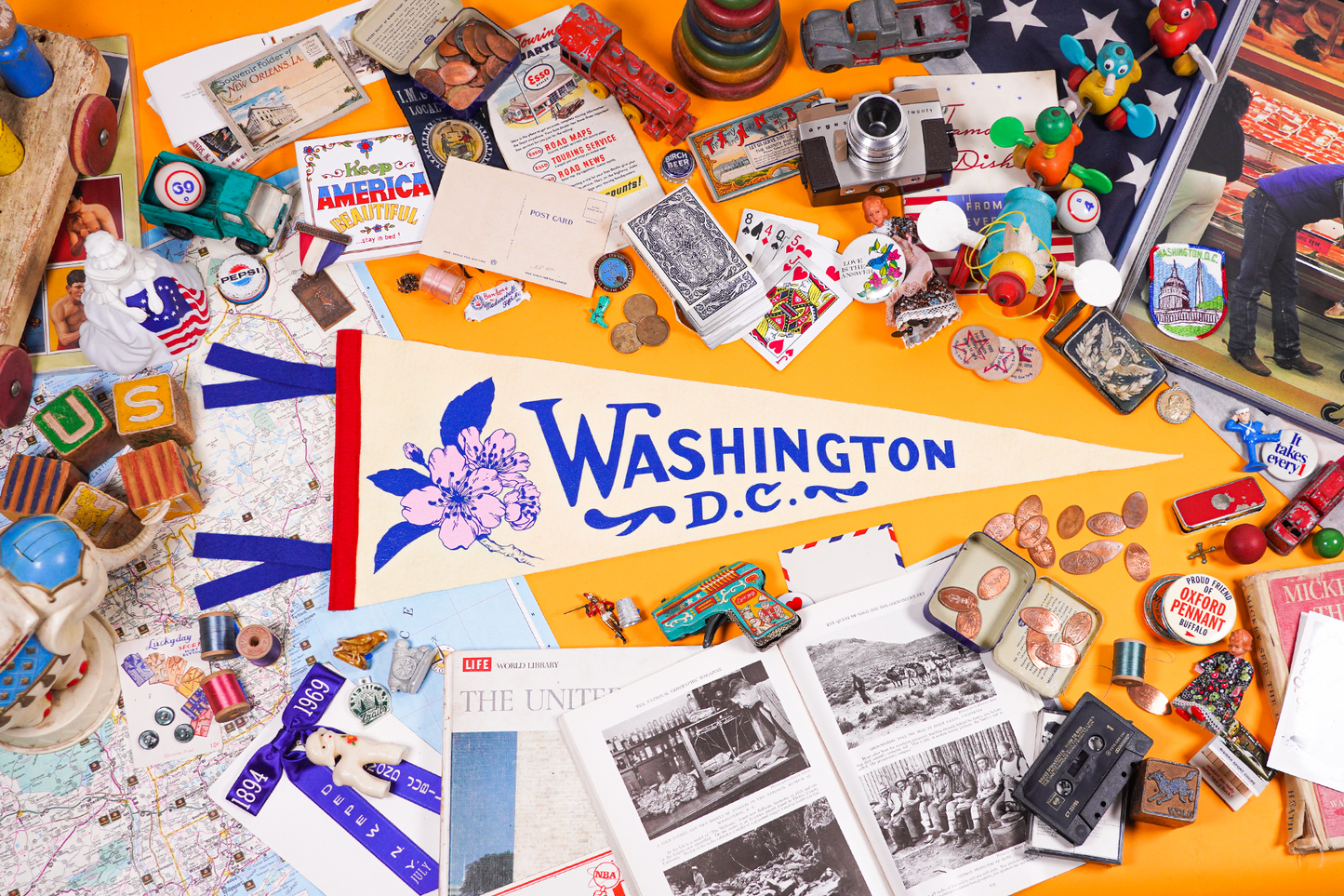 Washington D.C. Wool Pennant