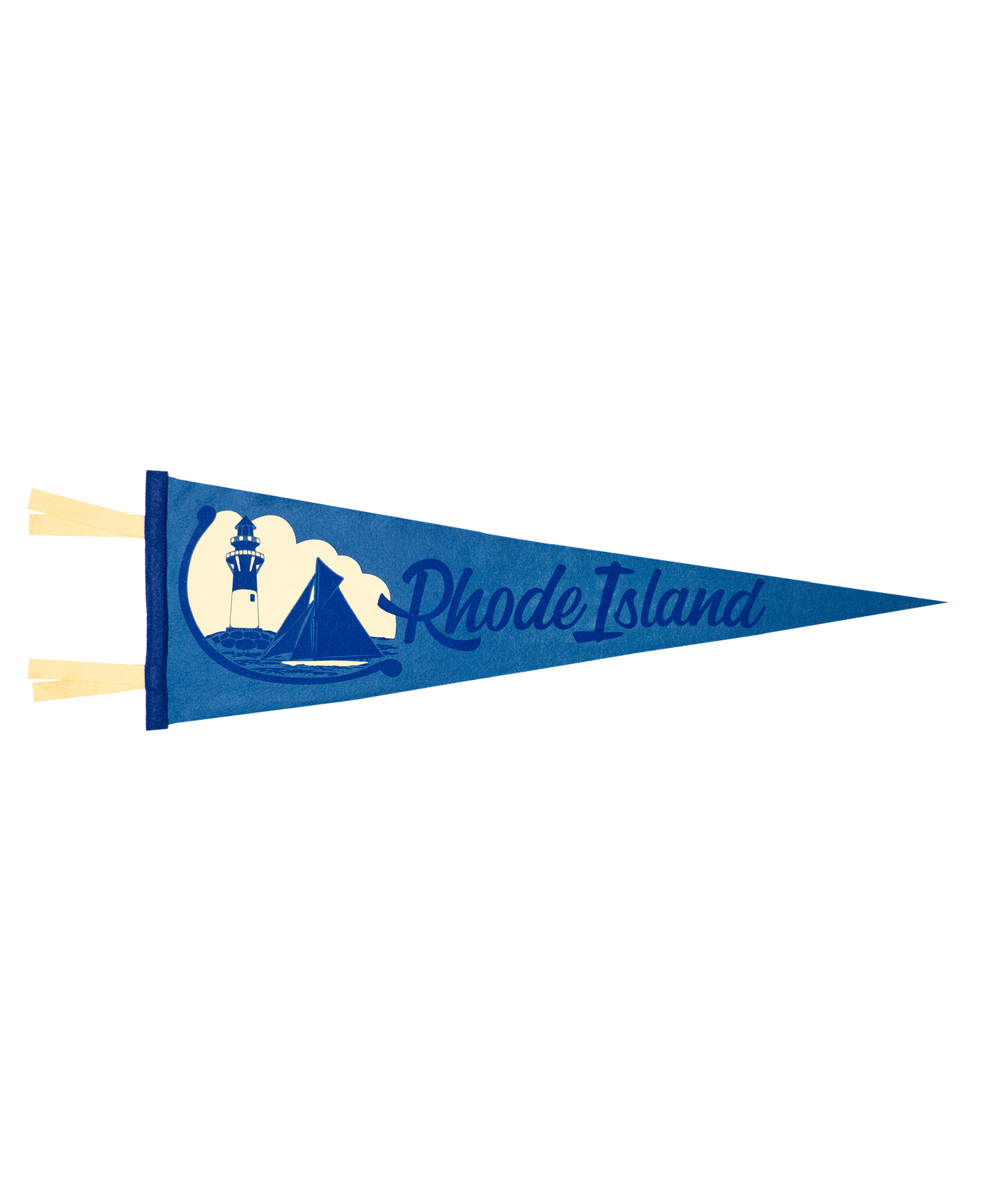 Rhode Island State Retro Wool Pennant