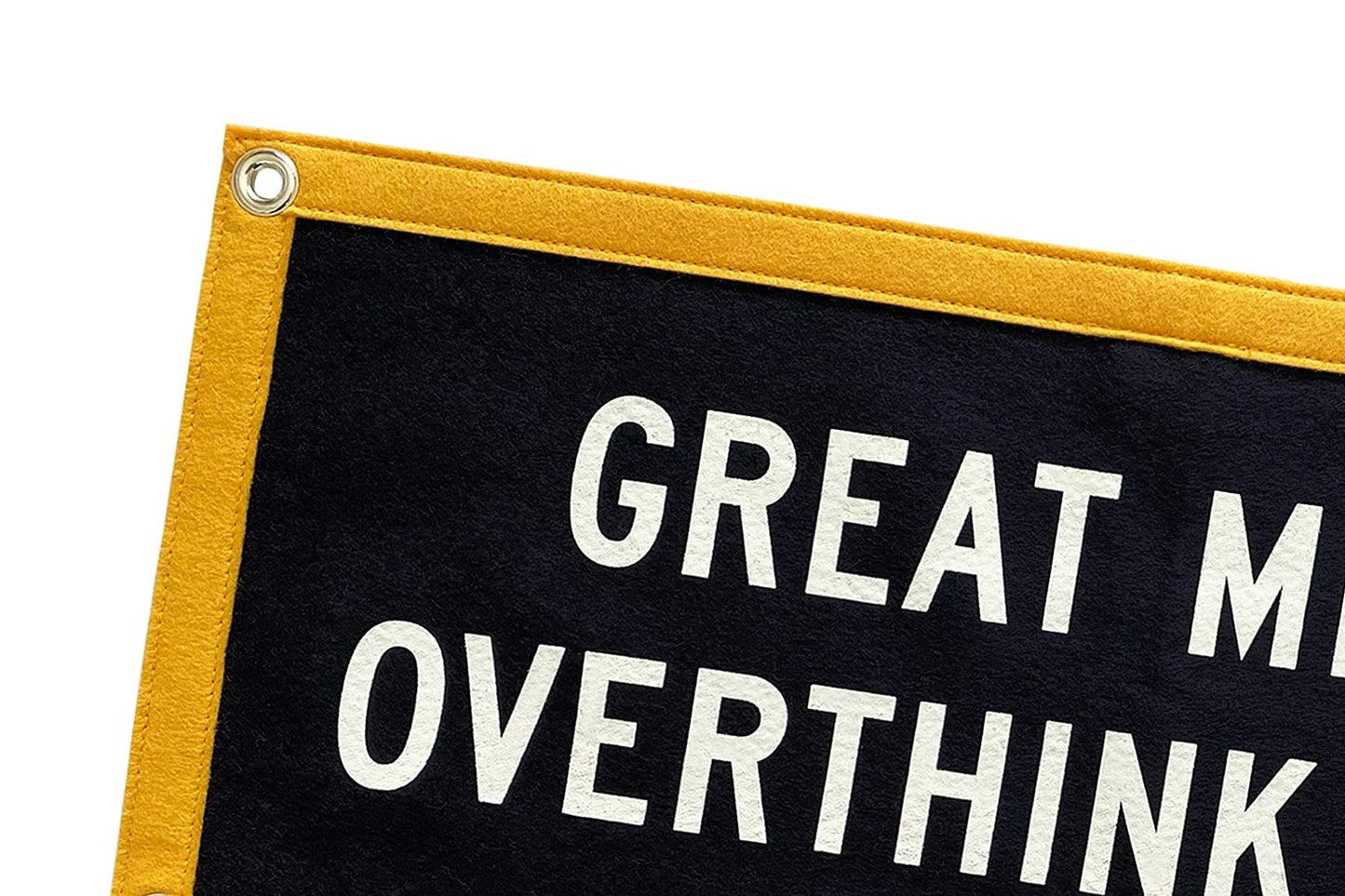 Great Minds Overthink Alike Camp Flag • Holy Smokes x Oxford Pennant