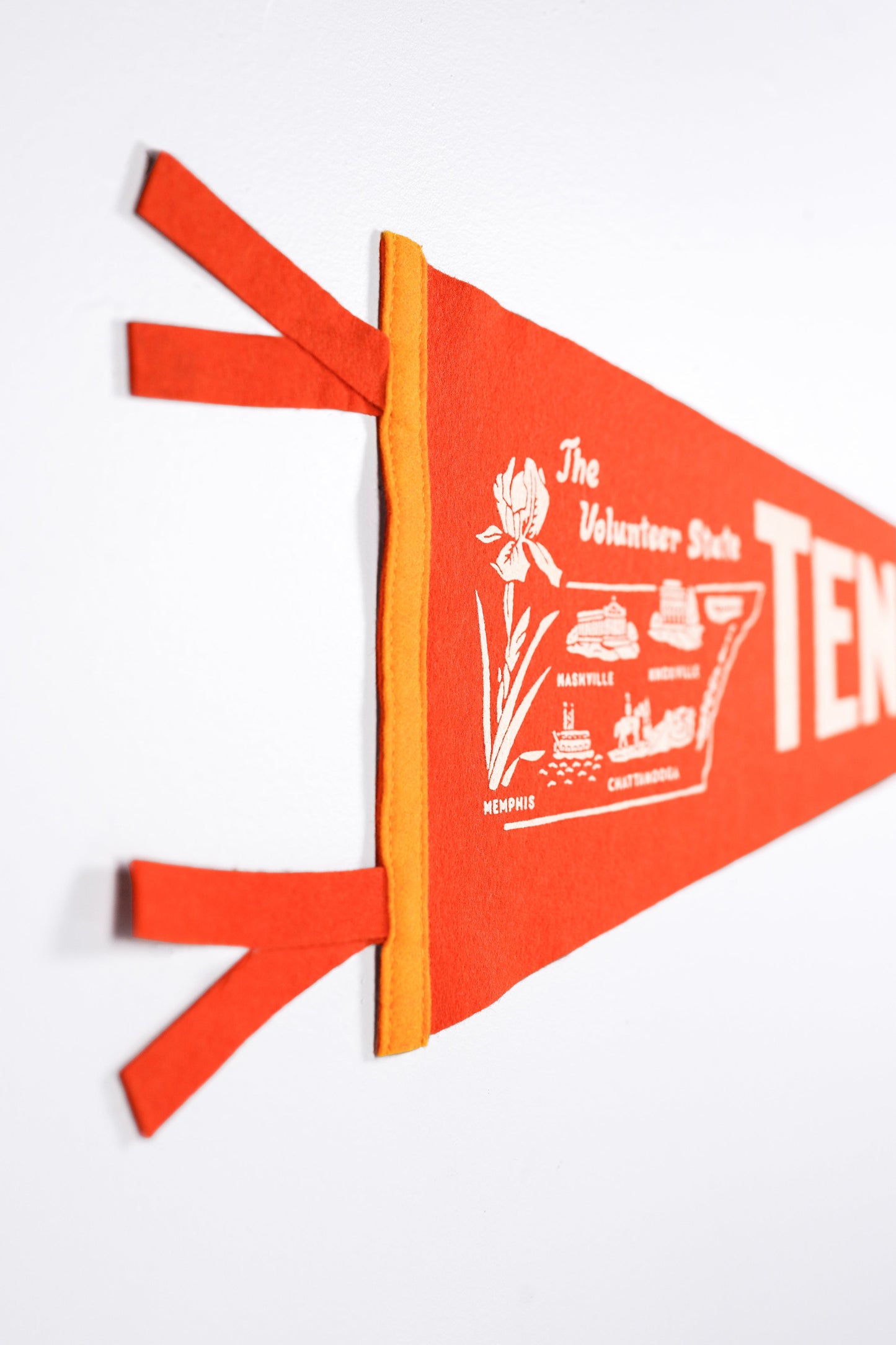 Tennessee State Retro Wool Pennant