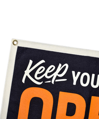 Keep Your Mind Open Camp Flag • Holy Smokes x Oxford Pennant
