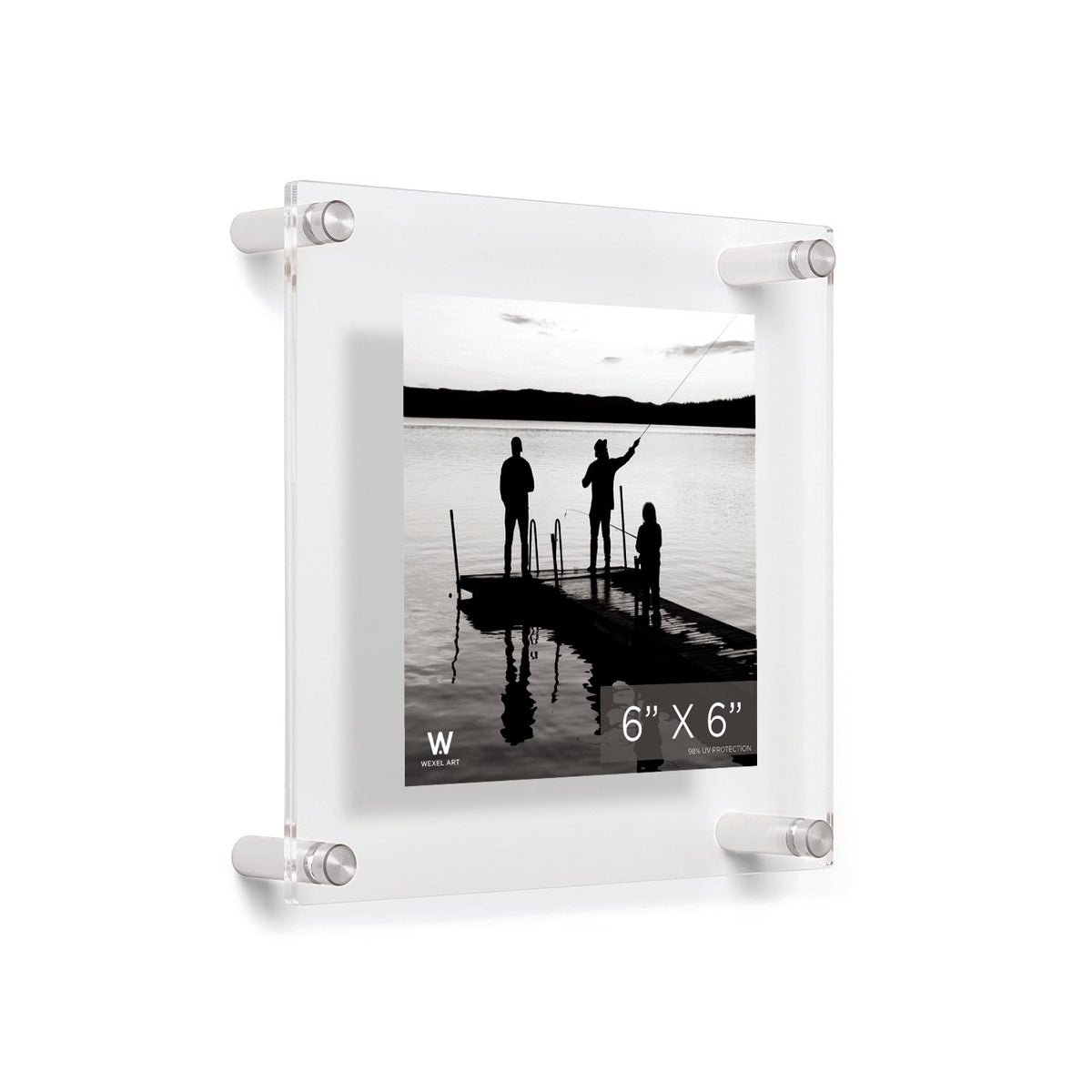 Modern UV-Grade Acrylic Floating Wall Frame