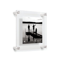 Modern UV-Grade Acrylic Floating Wall Frame