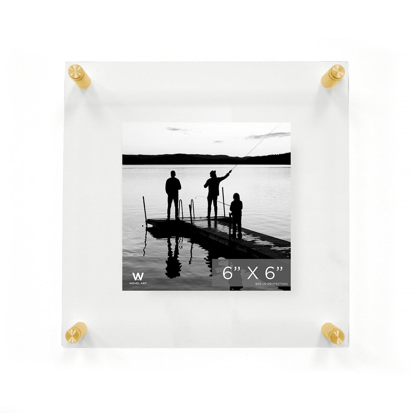 Modern UV-Grade Acrylic Floating Wall Frame