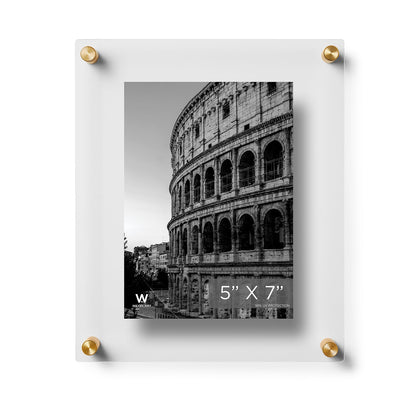 Modern UV-Grade Acrylic Floating Wall Frame