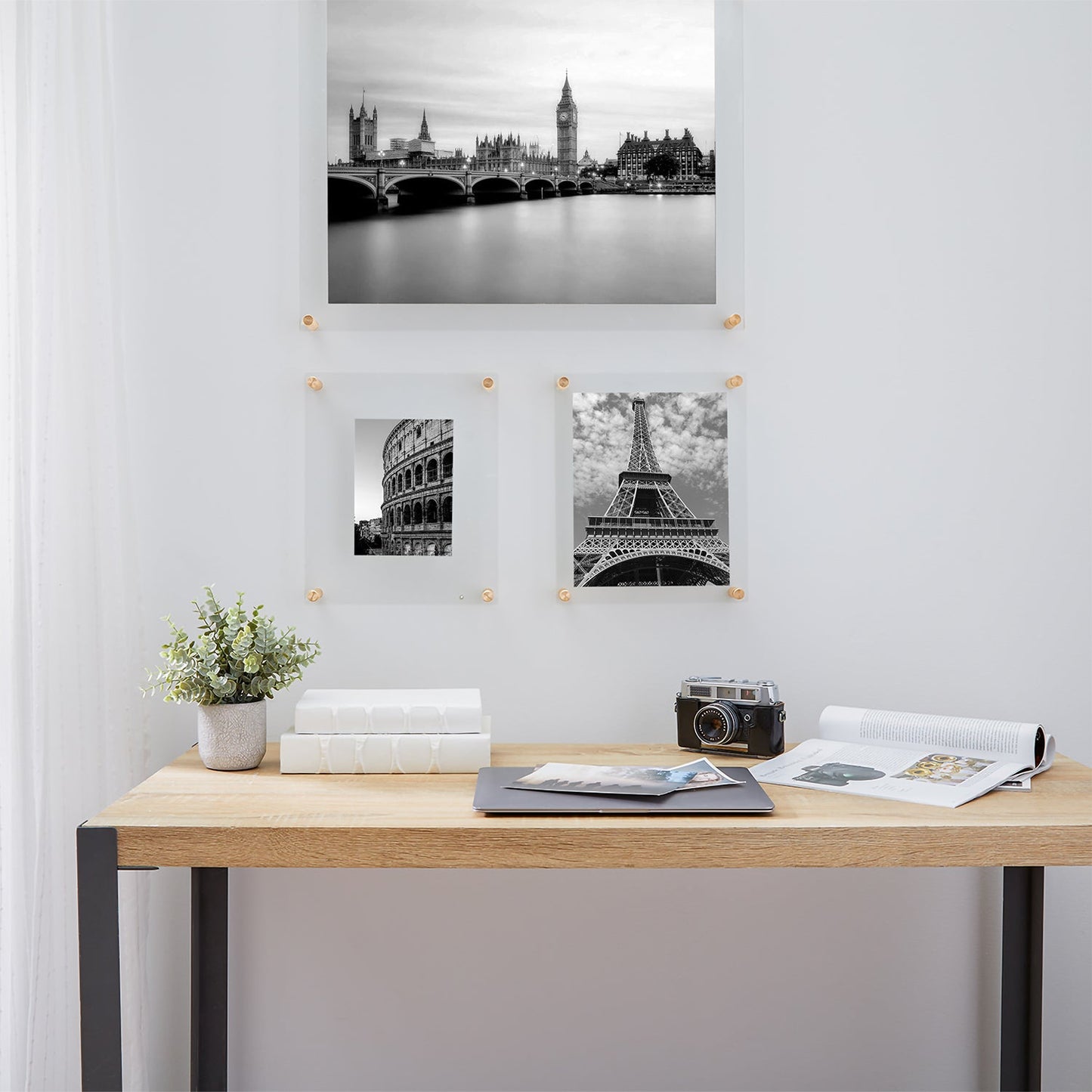 Modern UV-Grade Acrylic Floating Wall Frame