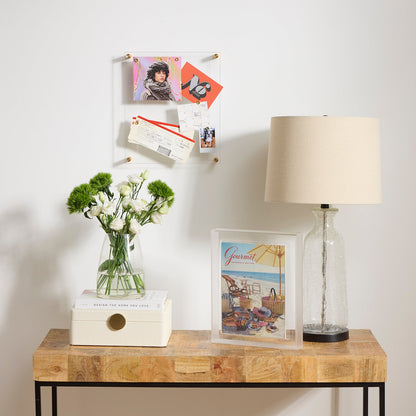 Acrylic Memo Board + Magnet Wall Frame