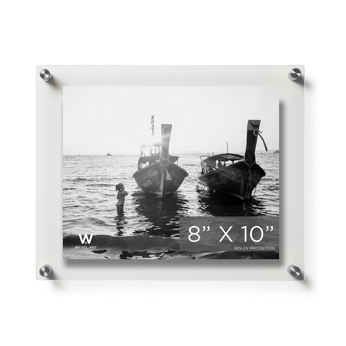 Modern UV-Grade Acrylic Floating Wall Frame
