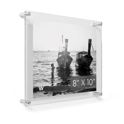 Modern UV-Grade Acrylic Floating Wall Frame