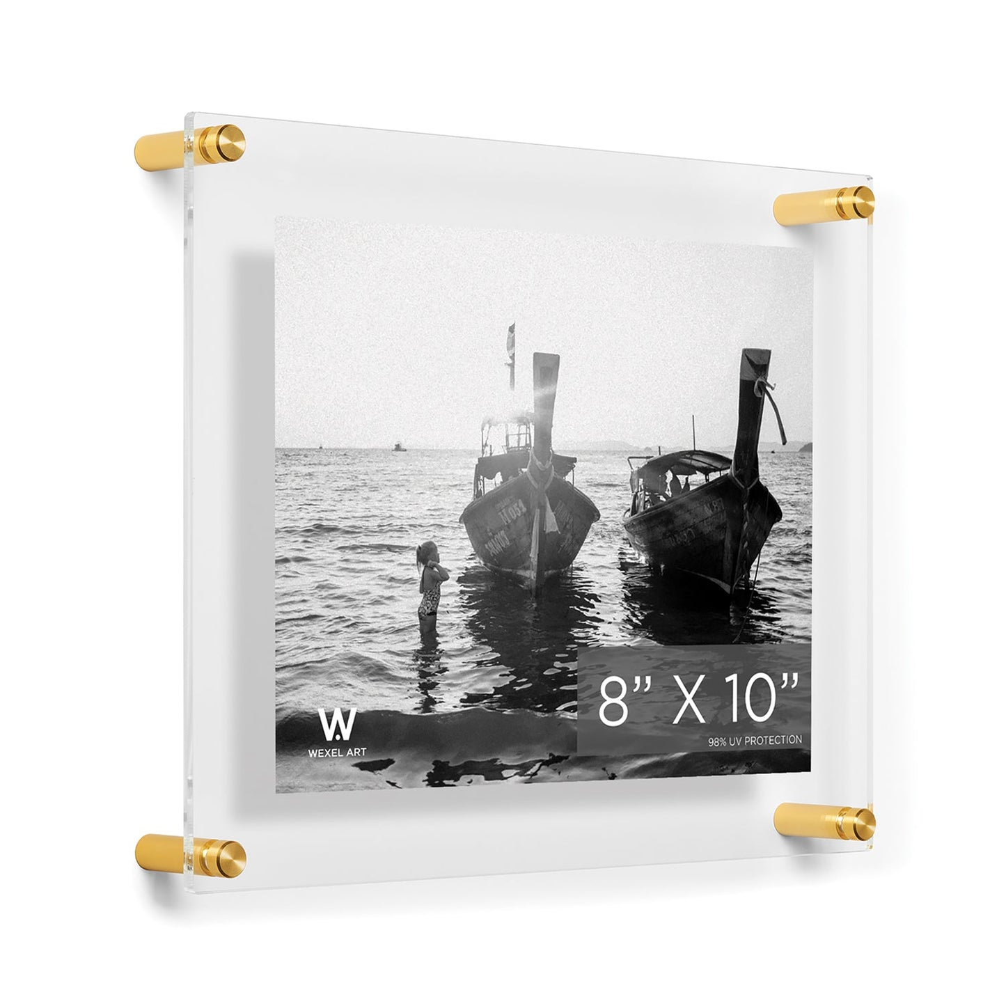 Modern UV-Grade Acrylic Floating Wall Frame