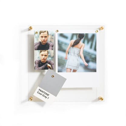Acrylic Memo Board + Magnet Wall Frame