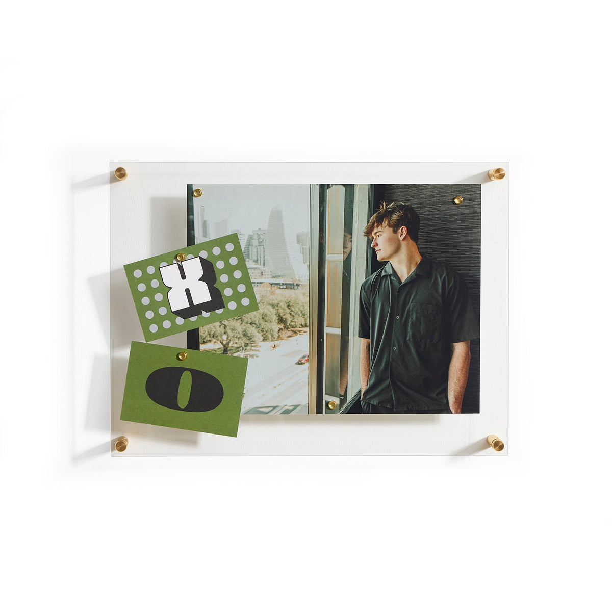 Acrylic Memo Board + Magnet Wall Frame