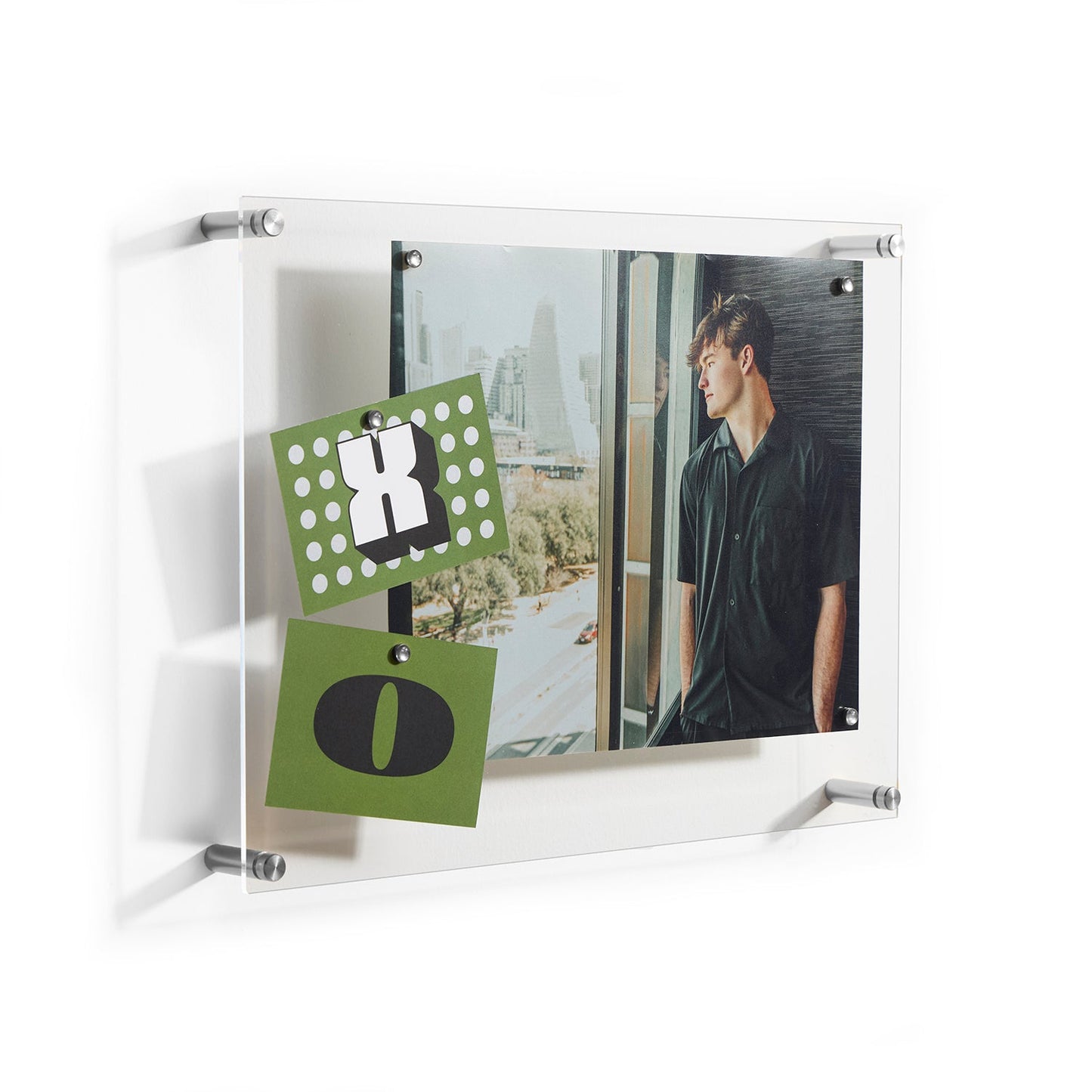 Acrylic Memo Board + Magnet Wall Frame