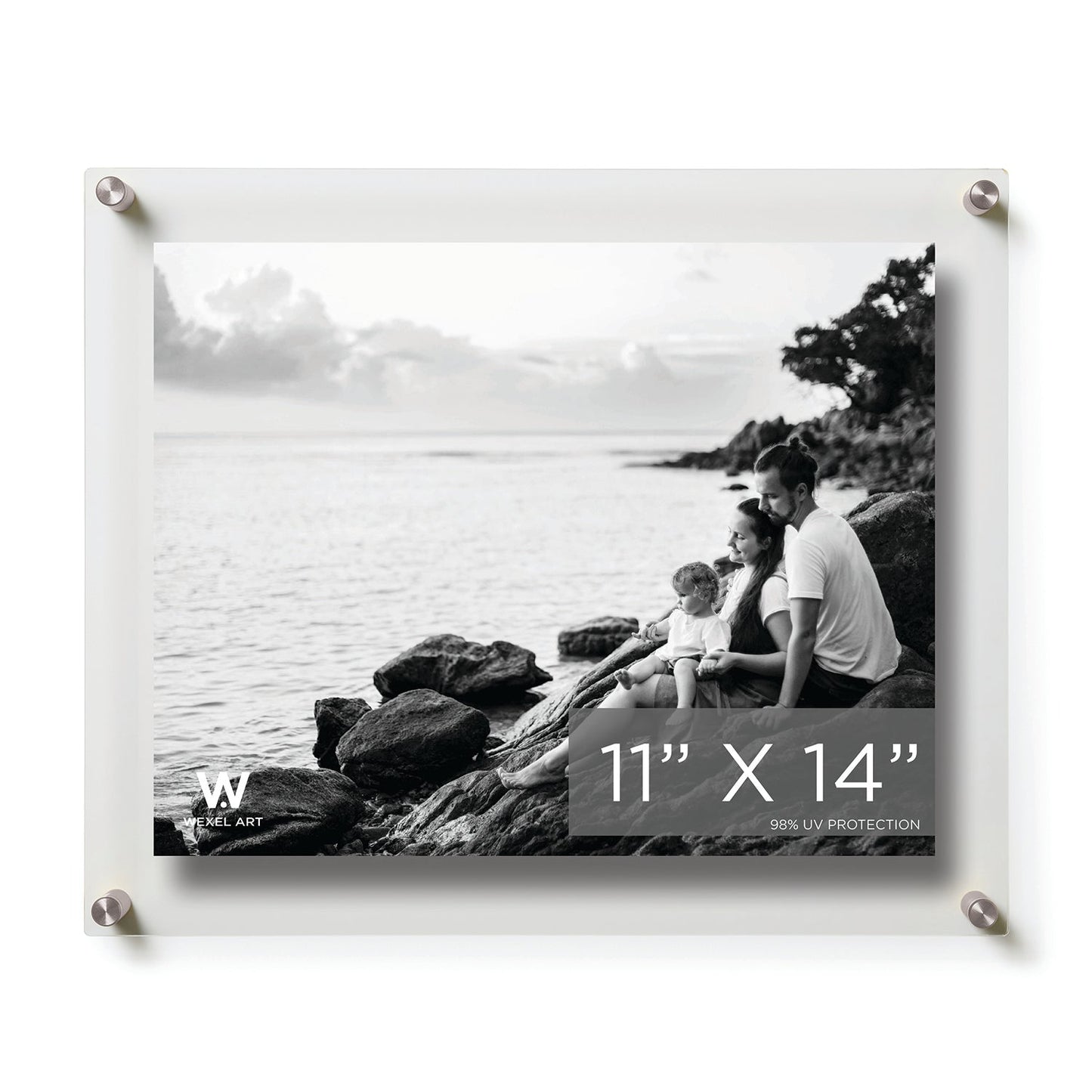 Modern UV-Grade Acrylic Floating Wall Frame