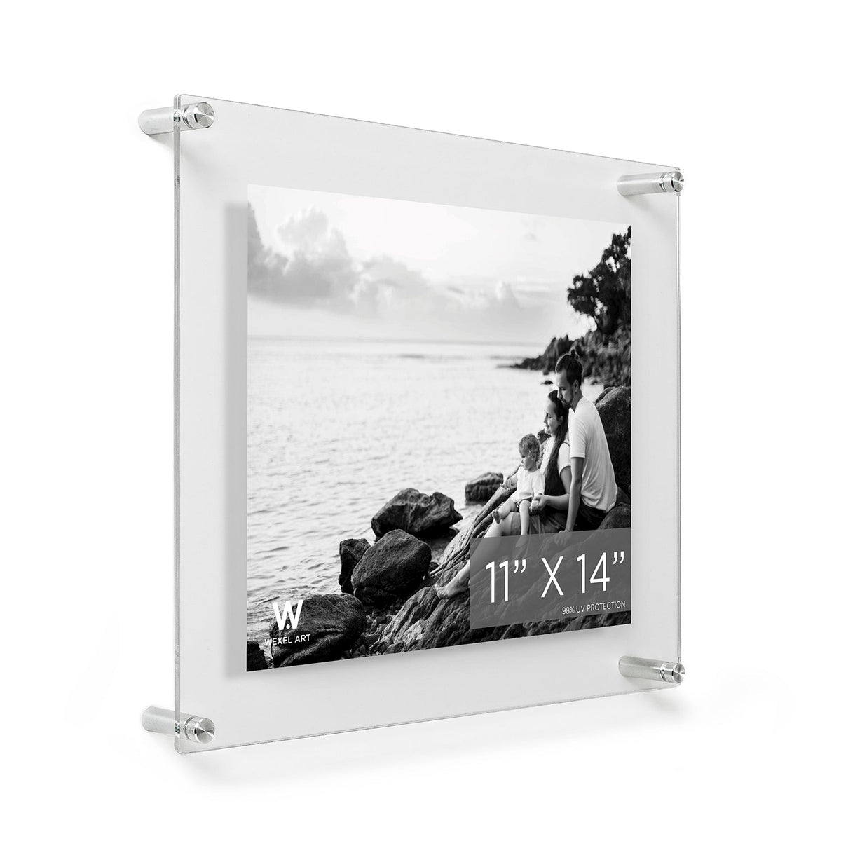 Modern UV-Grade Acrylic Floating Wall Frame