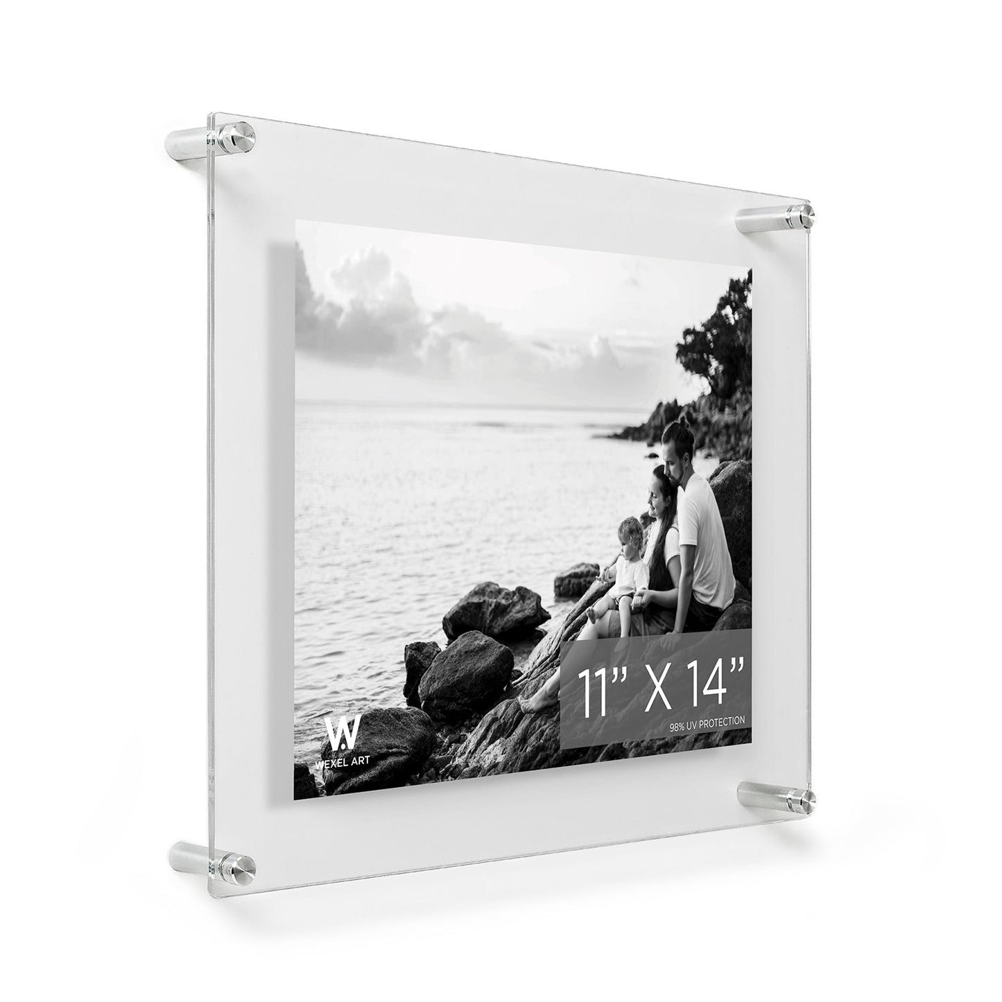 Modern UV-Grade Acrylic Floating Wall Frame