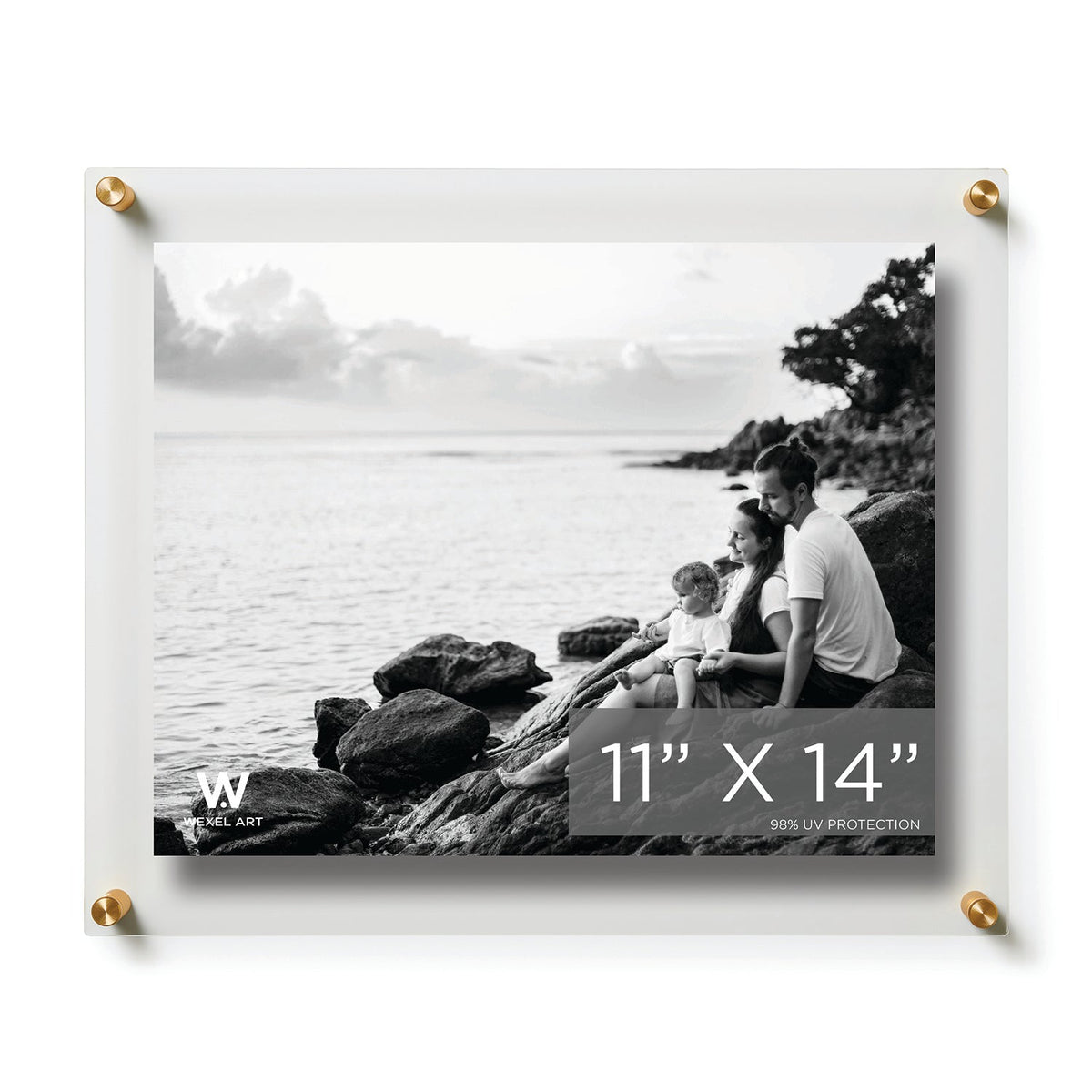 Modern UV-Grade Acrylic Floating Wall Frame
