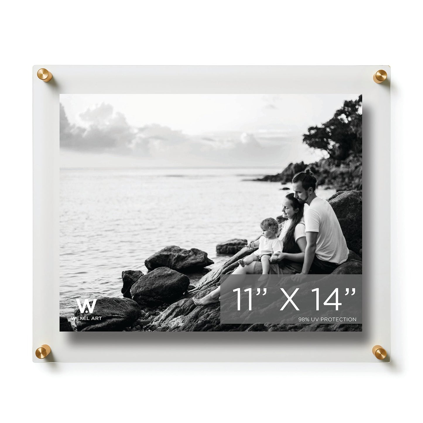 Modern UV-Grade Acrylic Floating Wall Frame