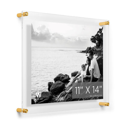 Modern UV-Grade Acrylic Floating Wall Frame