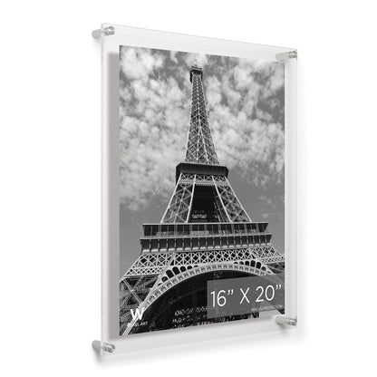 Modern UV-Grade Acrylic Floating Wall Frame