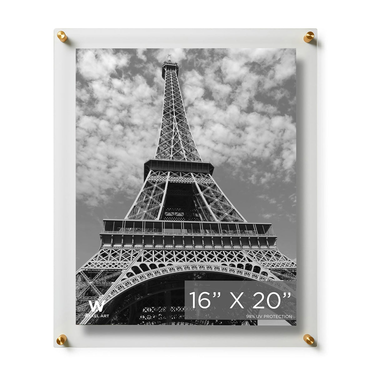 Modern UV-Grade Acrylic Floating Wall Frame