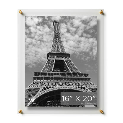 Modern UV-Grade Acrylic Floating Wall Frame