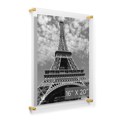 Modern UV-Grade Acrylic Floating Wall Frame