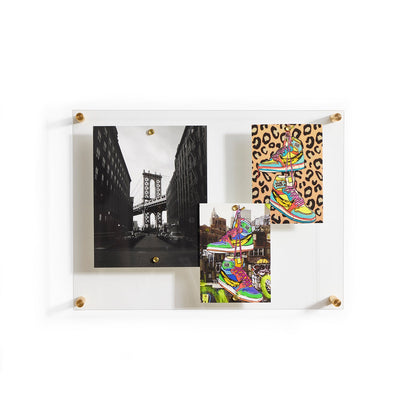 Acrylic Memo Board + Magnet Wall Frame