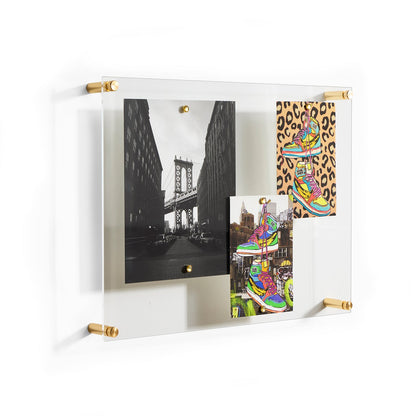 Acrylic Memo Board + Magnet Wall Frame