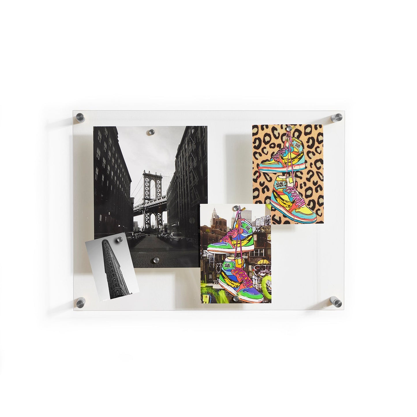 Acrylic Memo Board + Magnet Wall Frame