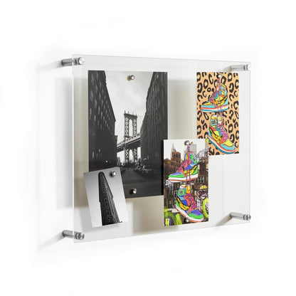 Acrylic Memo Board + Magnet Wall Frame