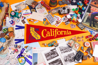 California State Retro Wool Pennant