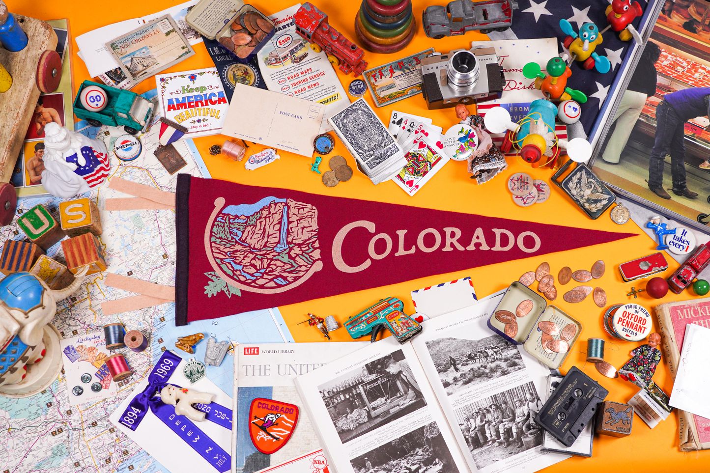 Colorado State Retro Wool Pennant