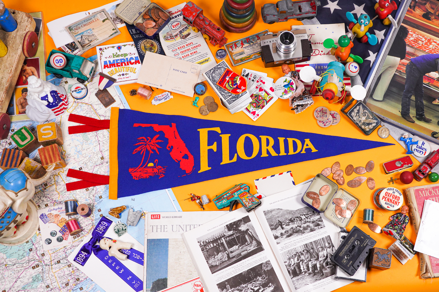 Florida State Retro Wool Pennant