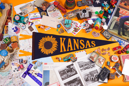 Kansas State Retro Wool Pennant