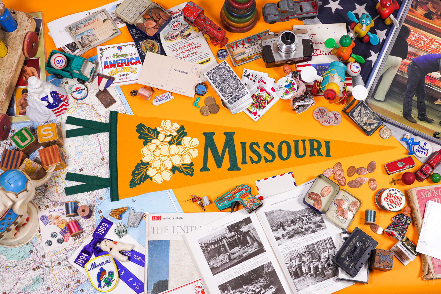 Missouri State Retro Wool Pennant