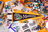 Montana State Retro Wool Pennant