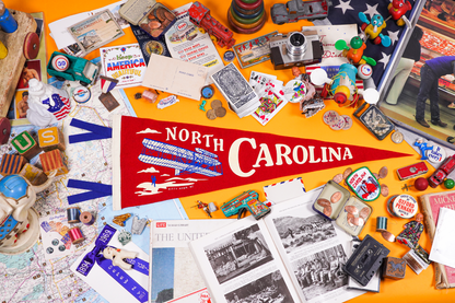 North Carolina State Retro Wool Pennant