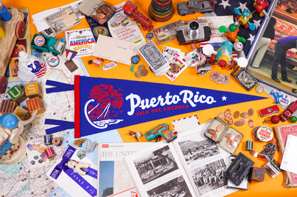 Puerto Rico Retro Wool Pennant
