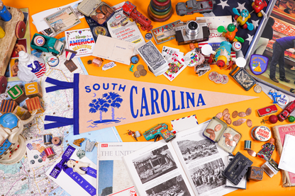 South Carolina State Retro Wool Pennant
