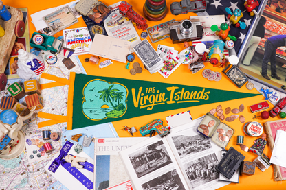 U.S. Virgin Islands Retro Wool Pennant