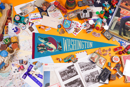 Washington State Retro Wool Pennant