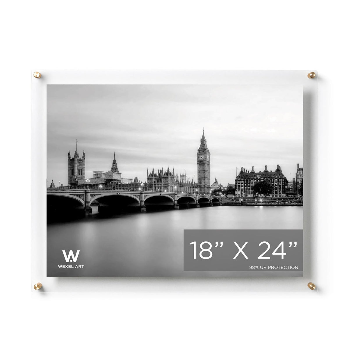 Modern UV-Grade Acrylic Floating Wall Frame