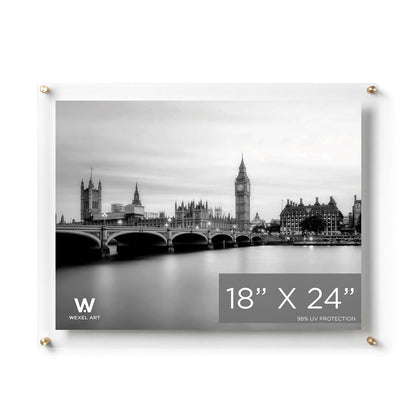 Modern UV-Grade Acrylic Floating Wall Frame