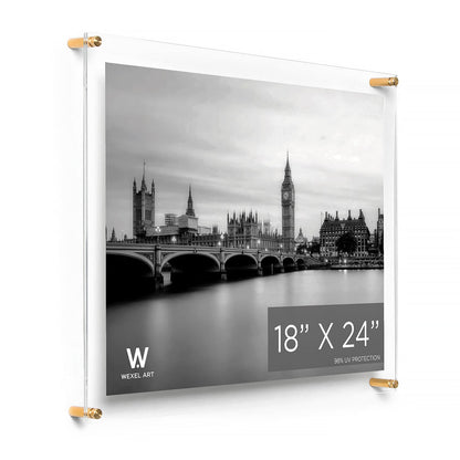 Modern UV-Grade Acrylic Floating Wall Frame