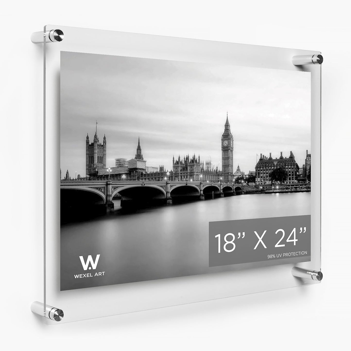 Modern UV-Grade Acrylic Floating Wall Frame