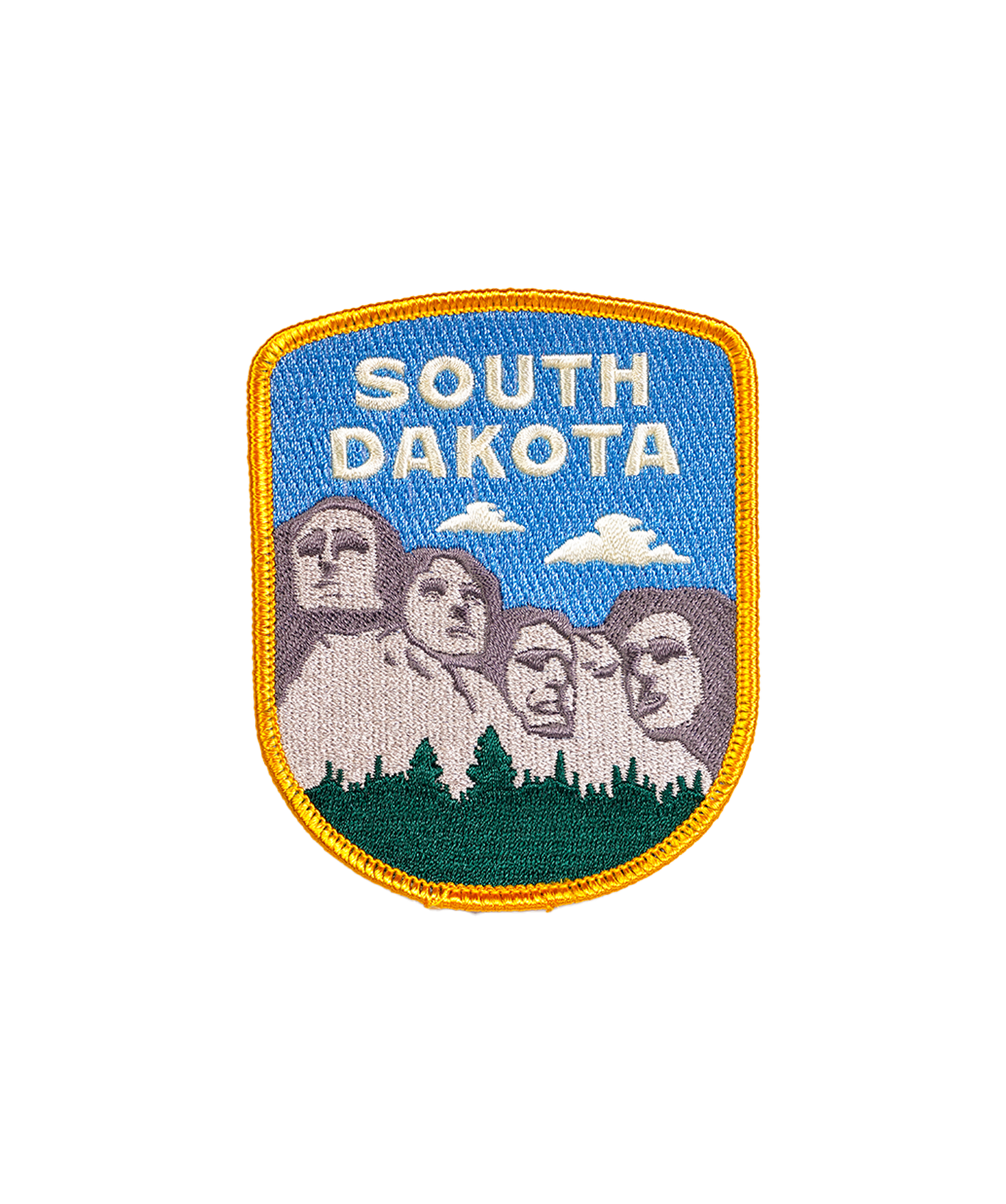 South Dakota State Retro Embroidered Patch