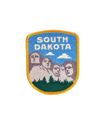 South Dakota State Retro Embroidered Patch