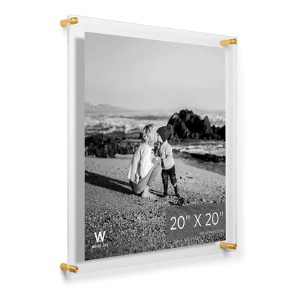 Modern UV-Grade Acrylic Floating Wall Frame