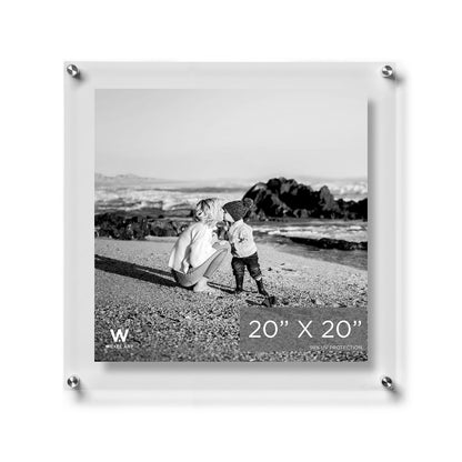 Modern UV-Grade Acrylic Floating Wall Frame